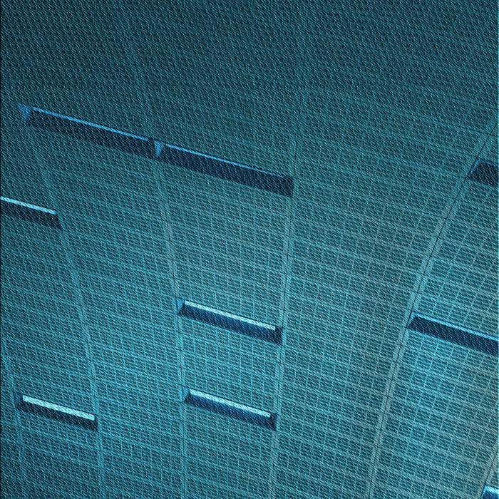 Patterned Dark Turquoise Green Rug, pat228lblu