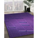 Machine Washable Transitional Jasmine Purple Rug in a Family Room, wshpat228pur