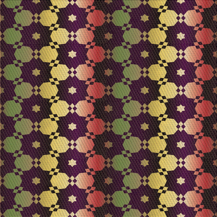 Round Machine Washable Transitional Cinnamon Brown Rug, wshpat2280brn