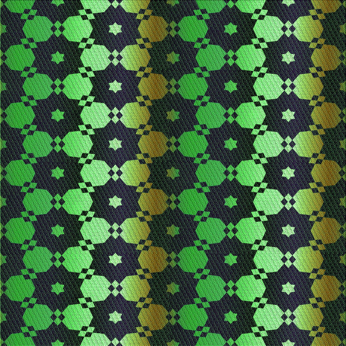 Round Machine Washable Transitional Charcoal Black Rug, wshpat2280grn