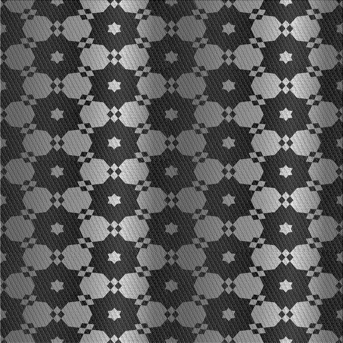 Round Machine Washable Transitional Charcoal Black Rug, wshpat2280gry