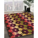 Machine Washable Transitional Deep Red Rug in a Family Room, wshpat2280org