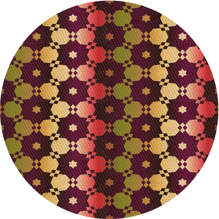 Square Machine Washable Transitional Deep Red Rug in a Living Room, wshpat2280org