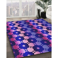 Patterned Jasmine Purple Rug, pat2280pur