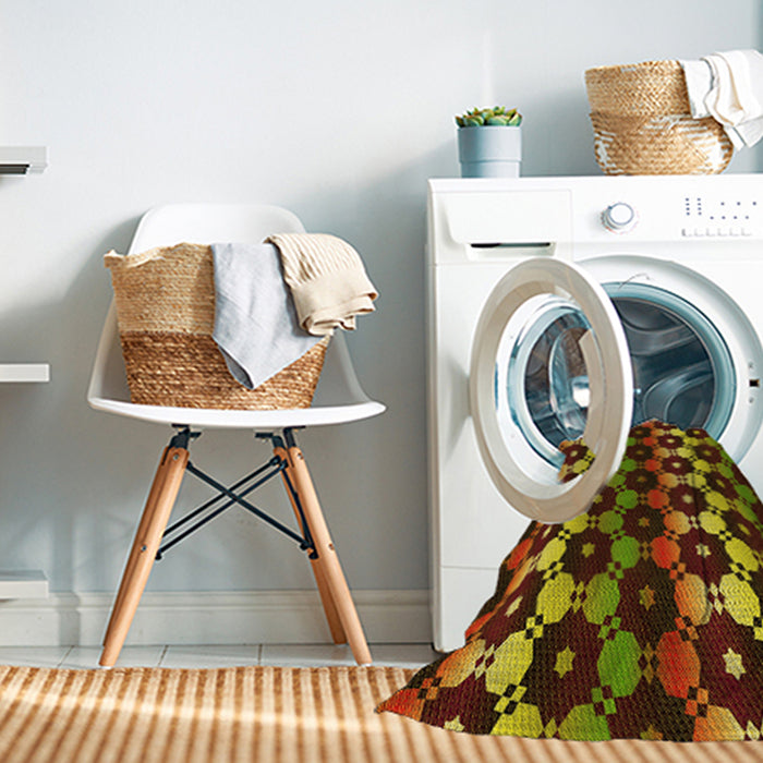 Machine Washable Transitional Maroon Red Rug in a Washing Machine, wshpat2280yw