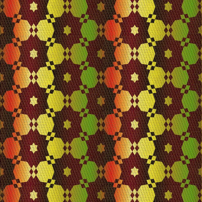 Patterned Maroon Red Rug, pat2280yw