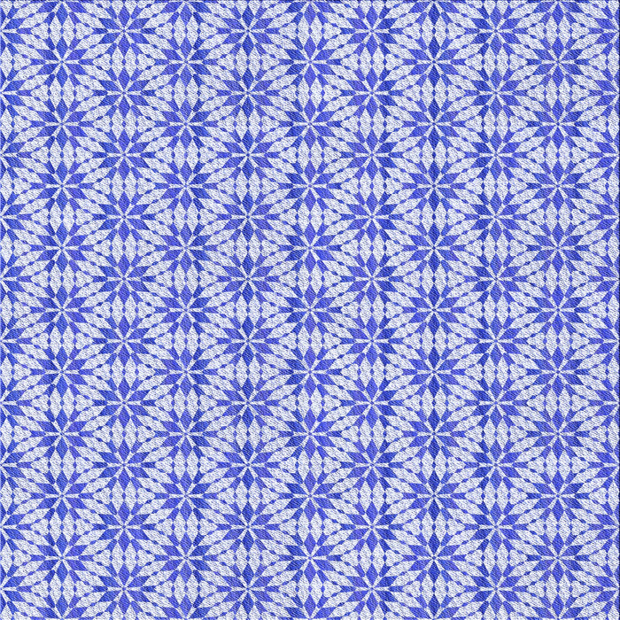 Round Machine Washable Transitional Blue Rug, wshpat2281blu