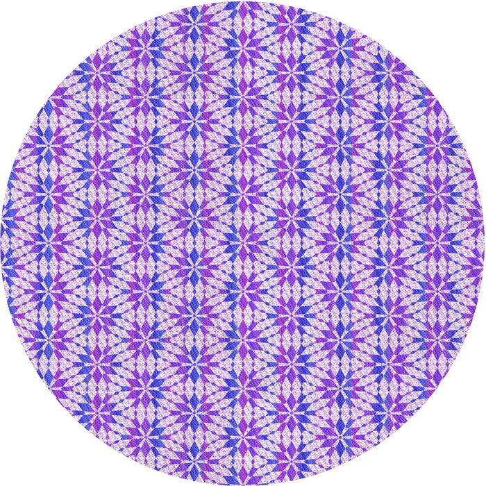 Square Patterned Blossom Pink Rug, pat2281pur