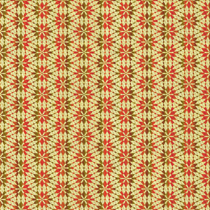 Round Patterned Orange Red Orange Rug, pat2281yw