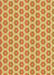 Patterned Orange Red Orange Rug, pat2281yw