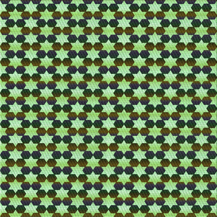 Round Patterned Green Rug, pat2282grn