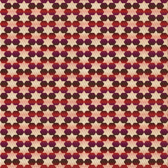 Round Patterned Cranberry Red Rug, pat2282org