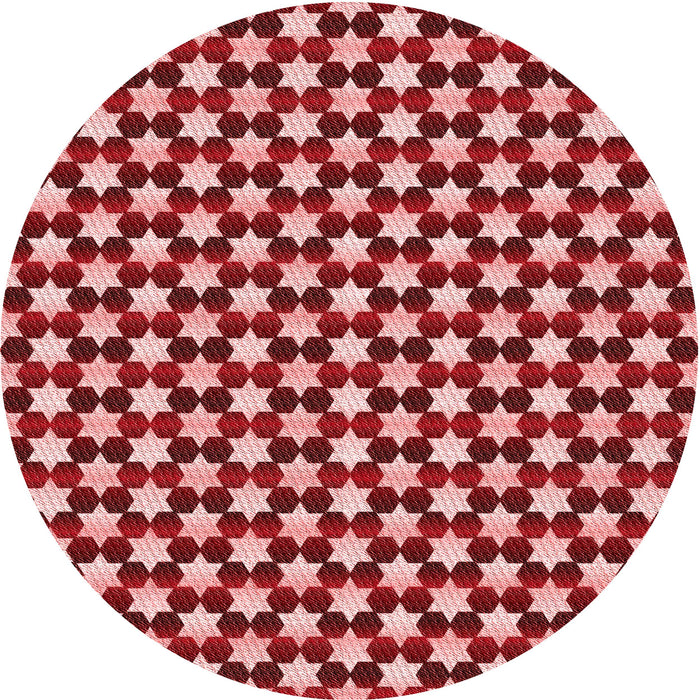 Square Machine Washable Transitional Light Coral Pink Rug in a Living Room, wshpat2282rd