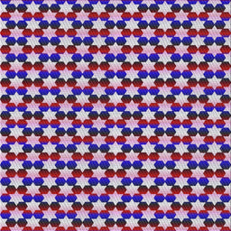Square Patterned Lilac Purple Novelty Rug, pat2282