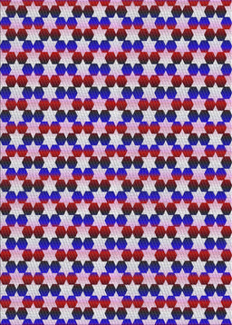 Patterned Lilac Purple Novelty Rug, pat2282