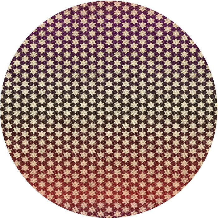 Square Patterned Brown Sugar Brown Rug, pat2283brn