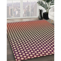 Patterned Brown Sugar Brown Rug, pat2283brn