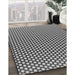 Patterned Silver Gray Rug in Family Room, pat2283gry