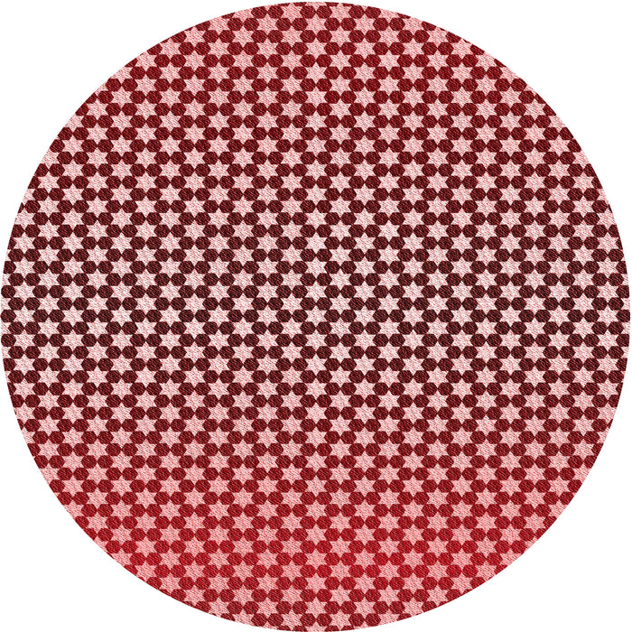 Square Patterned Light Coral Pink Rug, pat2283rd