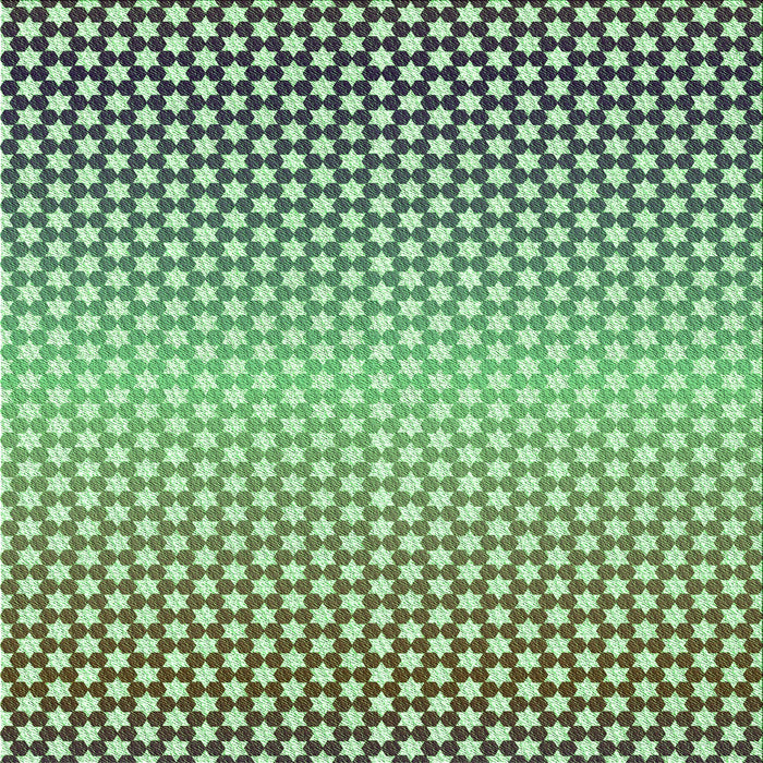 Round Patterned Light Green Rug, pat2284grn