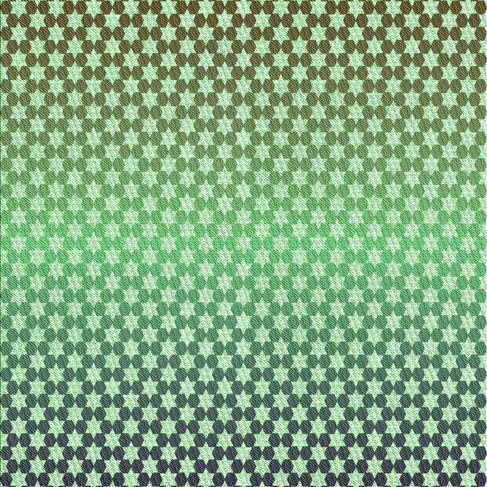 Machine Washable Transitional Light Green Rug, wshpat2284grn