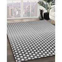 Patterned Smokey Gray Rug, pat2284gry