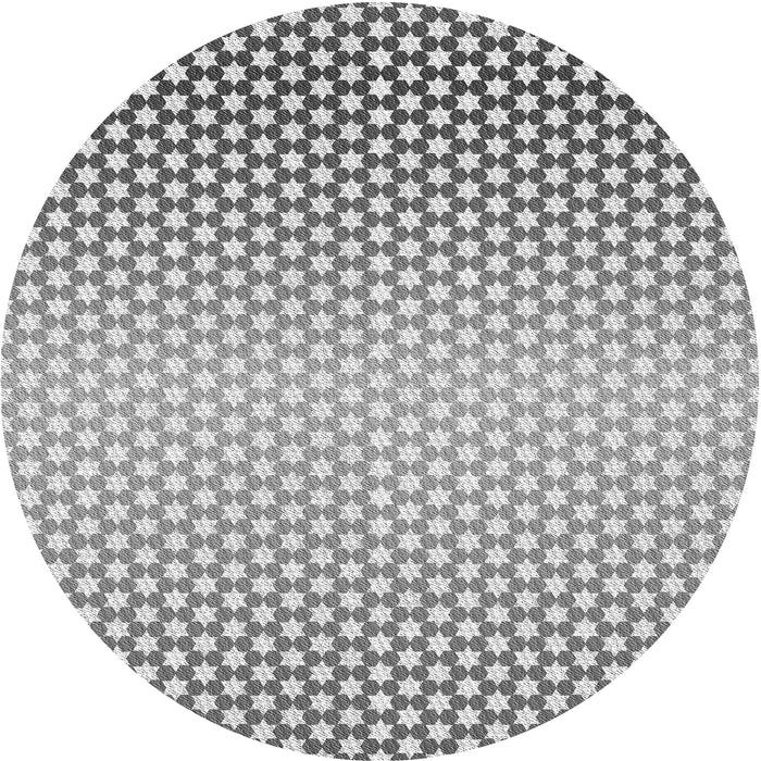 Square Machine Washable Transitional Smokey Gray Rug in a Living Room, wshpat2284gry