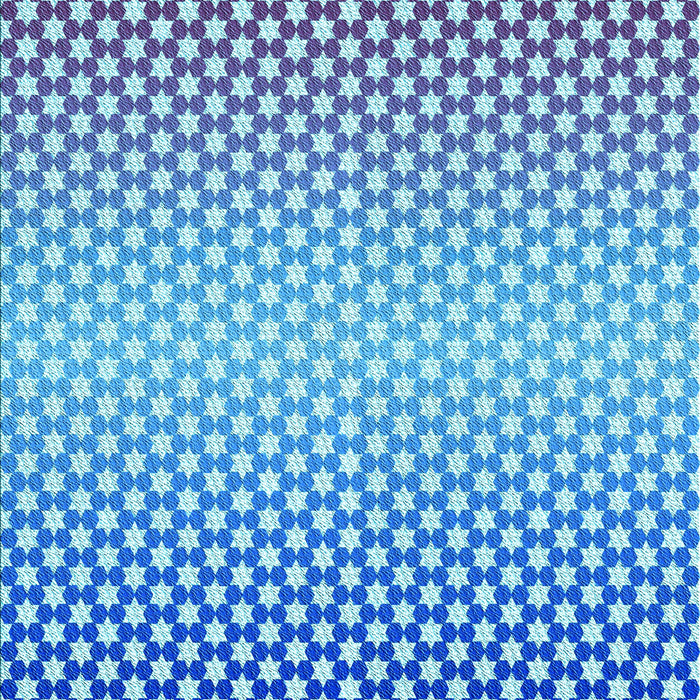 Patterned Ocean Blue Rug, pat2284lblu