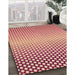 Machine Washable Transitional Crimson Red Rug in a Family Room, wshpat2284org