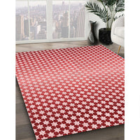 Patterned Pink Rug, pat2284rd