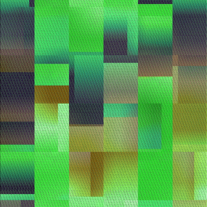 Patterned Neon Green Rug, pat2286grn