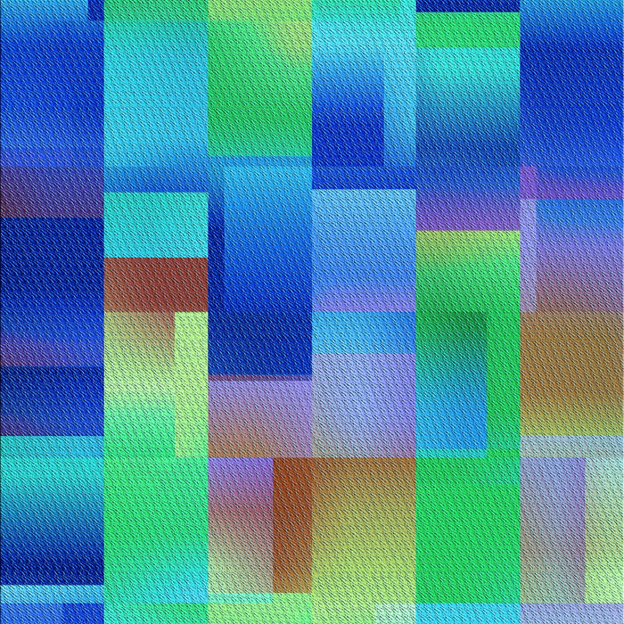 Machine Washable Transitional Blue Rug, wshpat2286lblu