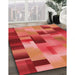 Machine Washable Transitional Red Rug in a Family Room, wshpat2286rd