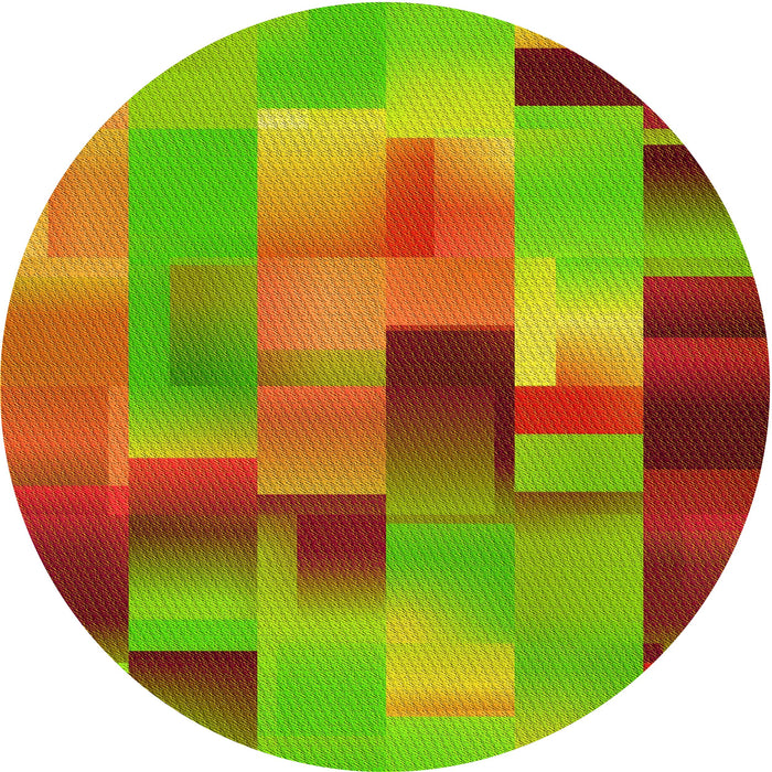 Square Machine Washable Transitional Red Rug in a Living Room, wshpat2286yw