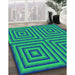 Machine Washable Transitional Blue Rug in a Family Room, wshpat2287lblu