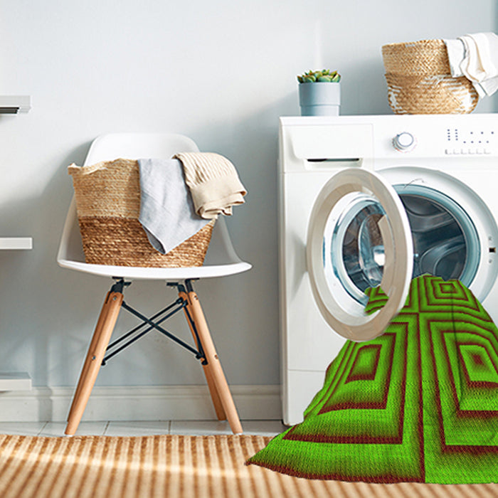 Machine Washable Transitional Dark Bronze Brown Rug in a Washing Machine, wshpat2287yw