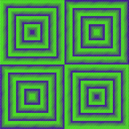 Square Patterned Blue Novelty Rug, pat2287