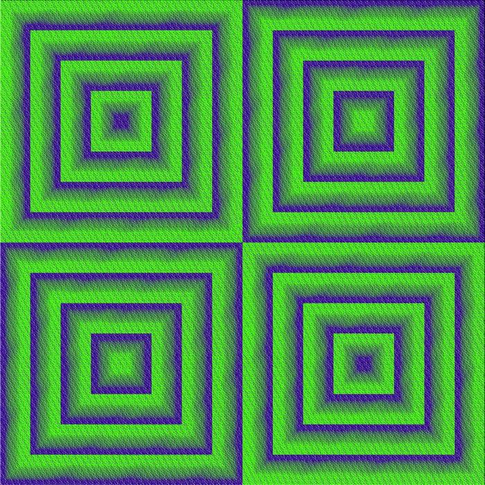 Square Patterned Blue Novelty Rug, pat2287