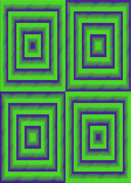 Patterned Blue Novelty Rug, pat2287