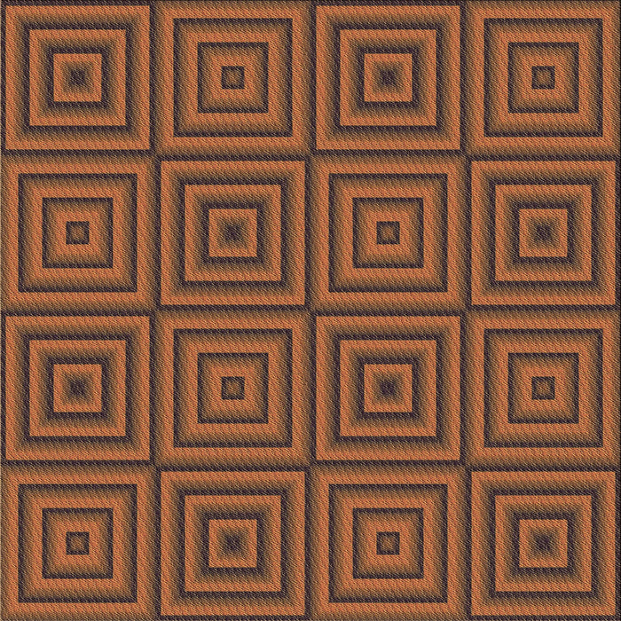 Round Patterned Red Brown Rug, pat2288brn