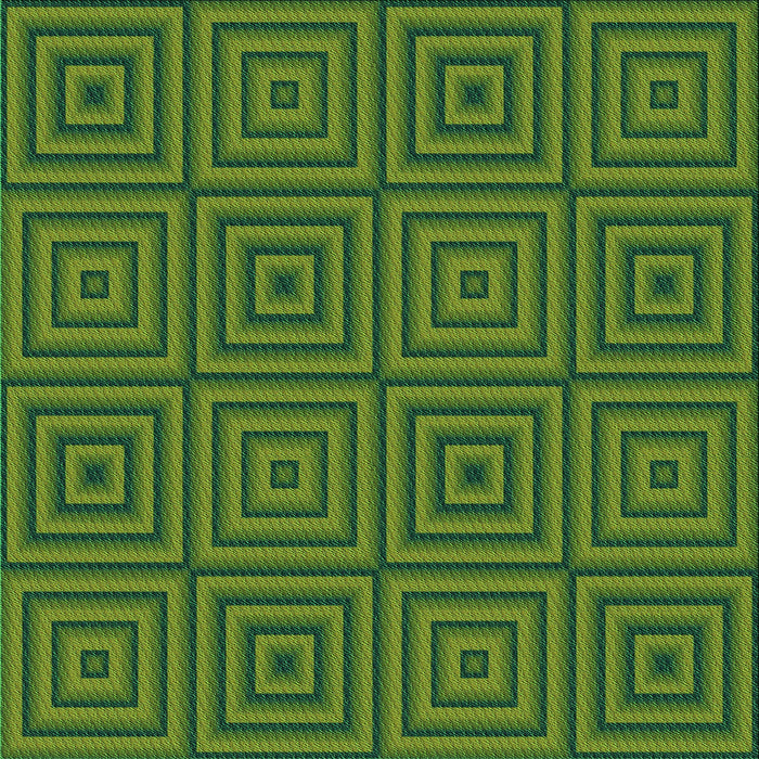 Round Patterned Apple Green Rug, pat2288grn