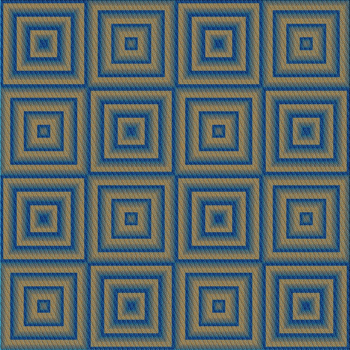 Round Patterned Camouflage Green Rug, pat2288lblu