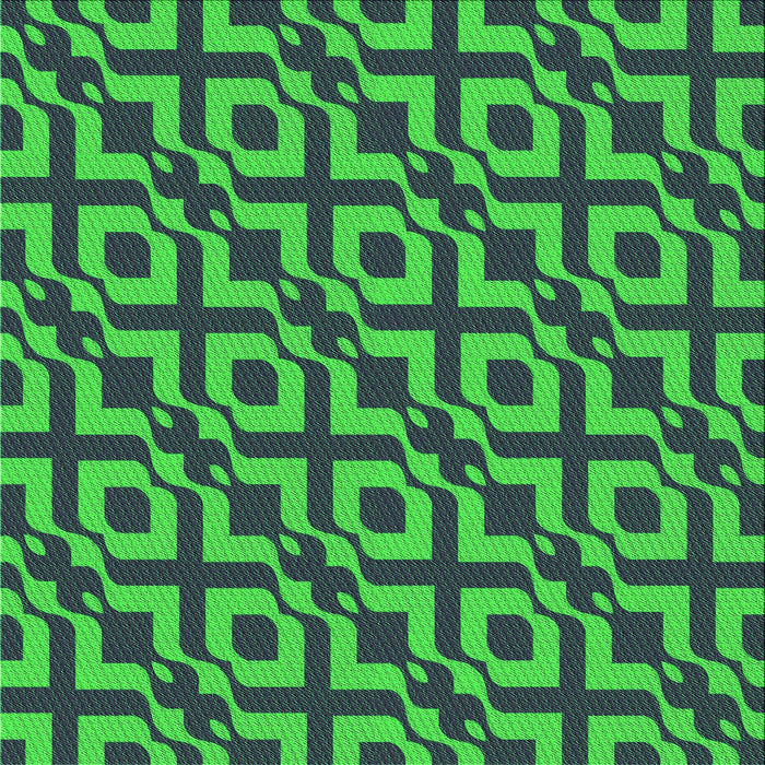 Round Patterned Lime Green Rug, pat2289grn