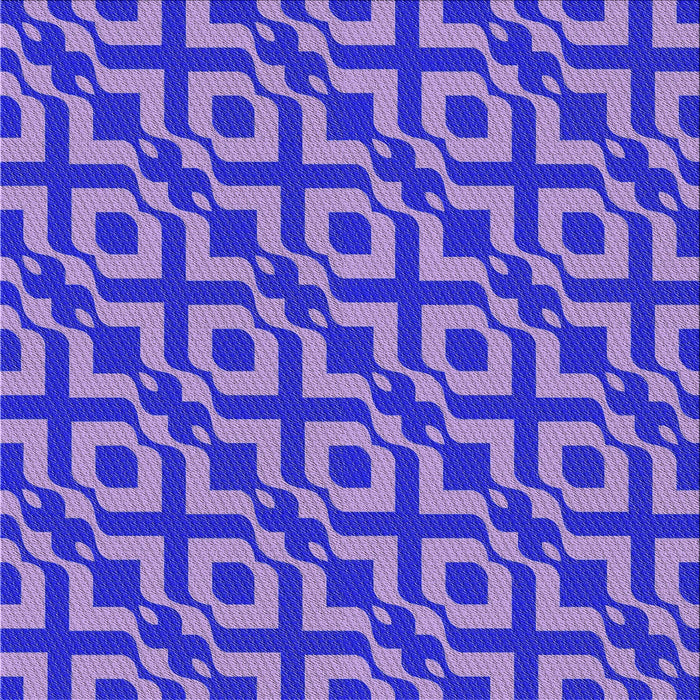 Round Patterned Purple Mimosa Purple Rug, pat2289pur