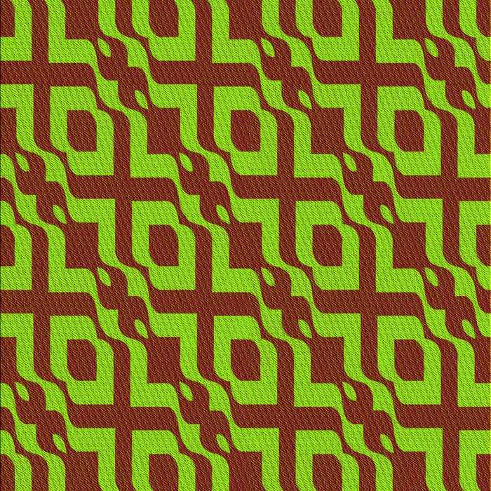 Patterned Bright Green Rug, pat2289yw