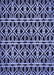 Patterned Night Blue Rug, pat229blu