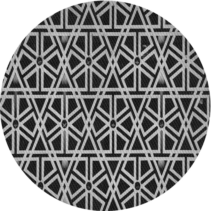 Square Machine Washable Transitional Cloud Gray Rug in a Living Room, wshpat229gry