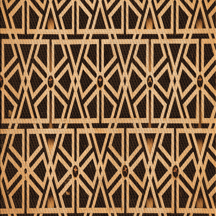 Patterned Orange Rug, pat229org