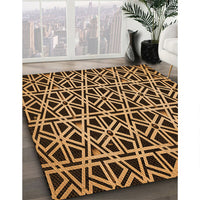 Patterned Orange Rug, pat229org