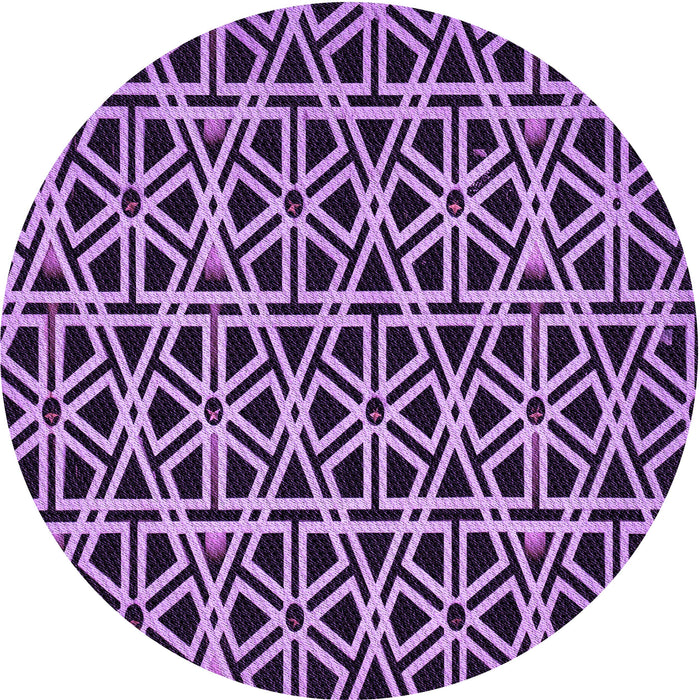 Square Machine Washable Transitional Violet Purple Rug in a Living Room, wshpat229pur